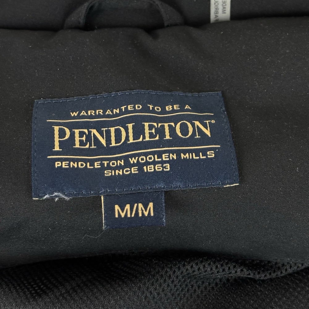 Pendleton Solid Black Sportsman Zip Windbreaker J… - image 8